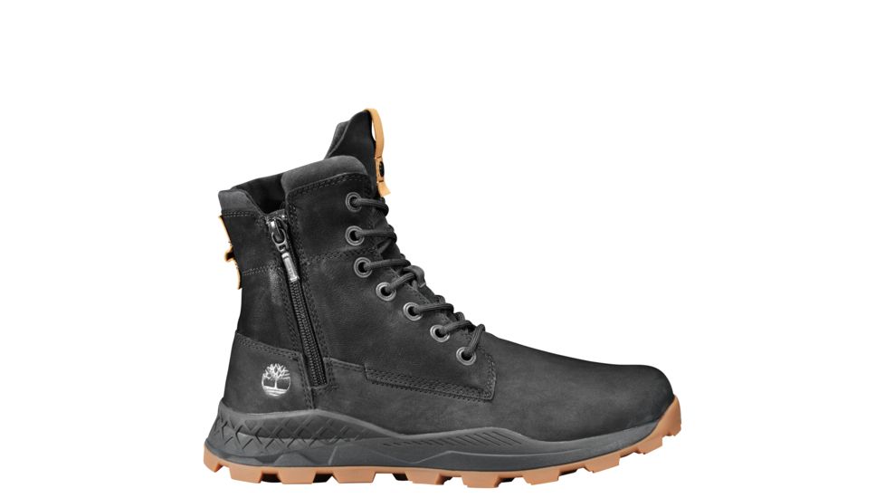 Timberland Brooklyn Side Zip Boot - Mens, Black Nubuck, Medium, 13, TB0A228P001-130M