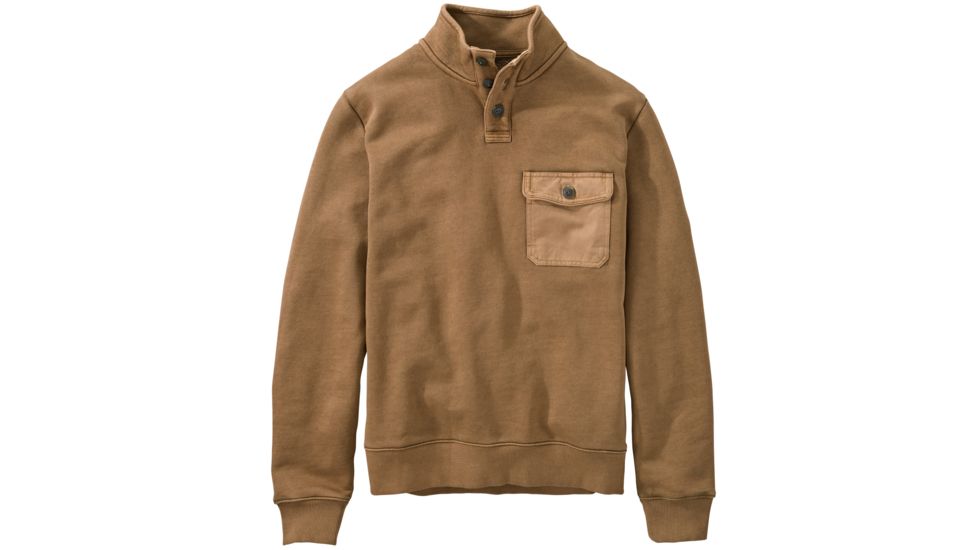 Timberland Browns River Quarter-Button Sweater - Men's-Shiitake-Small