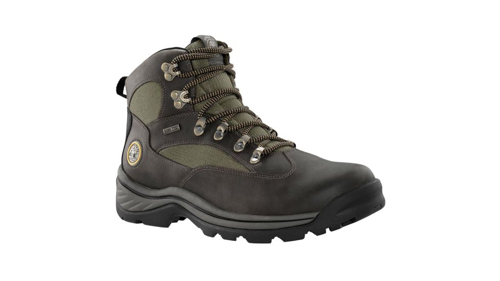 Timberland Chocorua Trail Mid TimberDry Hiking Boots - Men's, Brown/Green, 10.5 US, Medium, TB015130210-105M