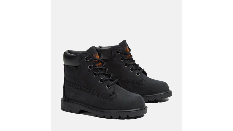 Timberland Classic 6-Inch Waterproof Boot - Kids, Black, 9, Medium, TB11081000109000M