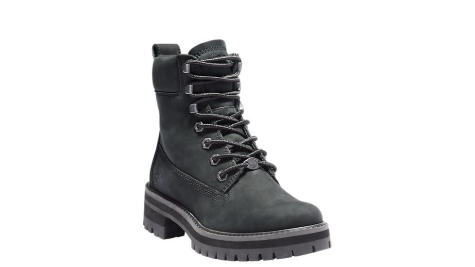 Timberland Courmayeur Valley 6in Boot - Womens, Black Nubuck, 7.5, TB0A2CQT001-7.5-MED