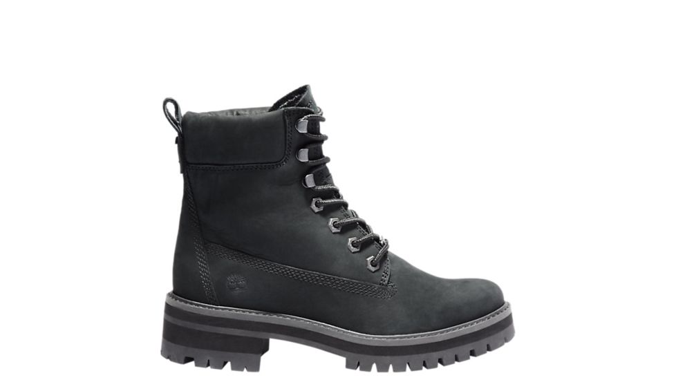 Timberland Courmayeur Valley 6in Boot - Womens, Black Nubuck, 7.5, TB0A2CQT001-7.5-MED