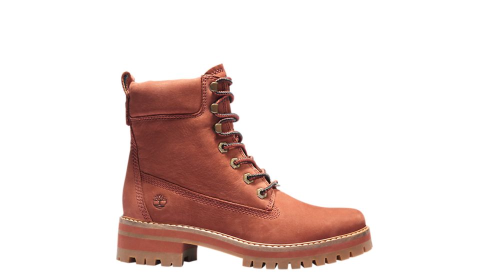 Timberland Courmayeur Valley 6in Boot - Womens, Rust Nubuck, 8, TB0A23VAV17-8-MED