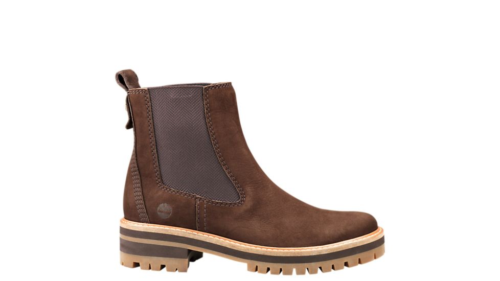 Timberland Courmayeur Valley Chelsea - Womens, Dark Brown Nubuck, 8, TB0A23WUW82-8-MED