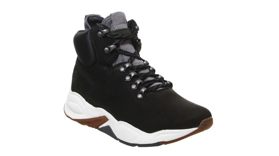 Timberland Delphiville Hightop Sneaker - Women's, Black Nubuck, 10, TB0A23FV015-10-MED