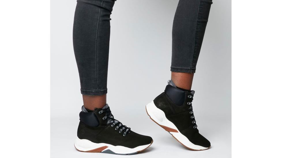 Timberland Delphiville Hightop Sneaker - Women's, Black Nubuck, 10, TB0A23FV015-10-MED
