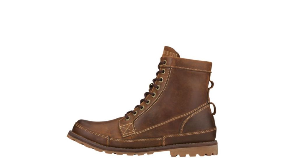 Timberland Earthkeepers Original Leather 6-in Boots - Mens, Red Brown Burnished, Wide, 8, TB015551210-80-Wide
