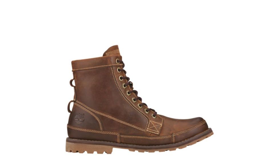 Timberland Earthkeepers Original Leather 6-in Boots - Mens, Red Brown Burnished, Wide, 8, TB015551210-80-Wide