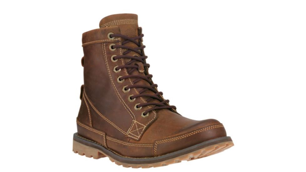 Timberland Earthkeepers Original Leather 6-in Boots - Mens, Red Brown Burnished, Wide, 8, TB015551210-80-Wide