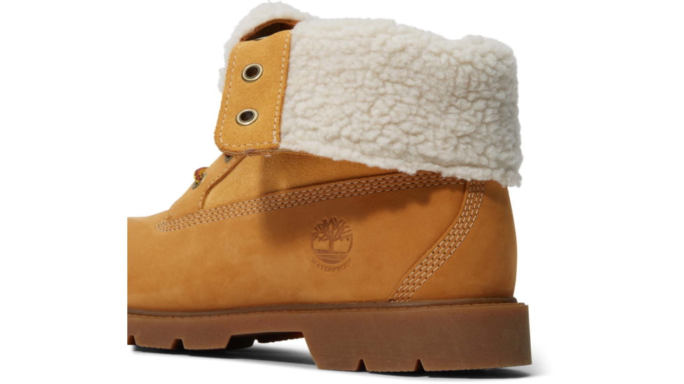 Timberland Fleece Lined Fold Down Boot - Womens, Wheat, 10, Medium, TB1A1KGC23110000M