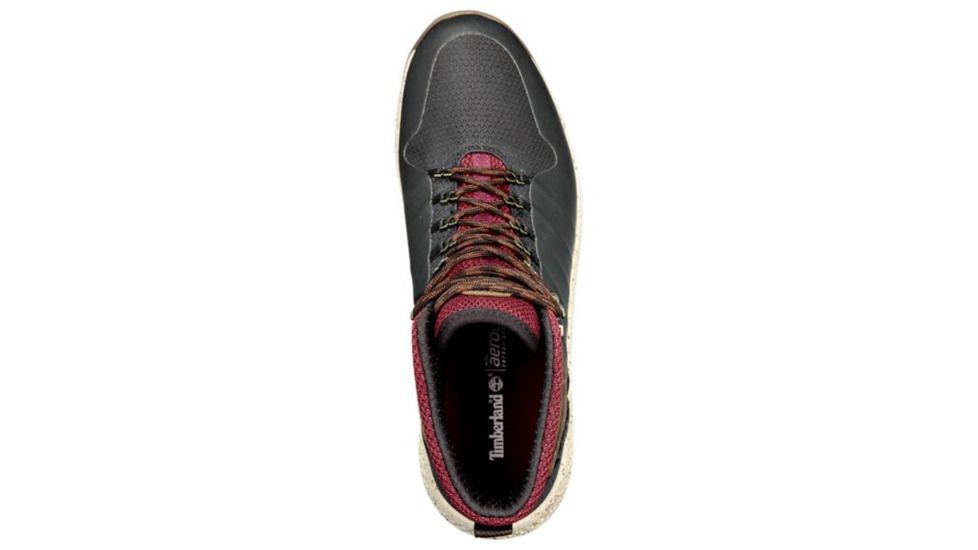Timberland FlyRoam Trail Fabric Waterproof Hiking Boots - Mens, Black/Burgundy, Medium, 13, TB0A1QJY015-130-Medium