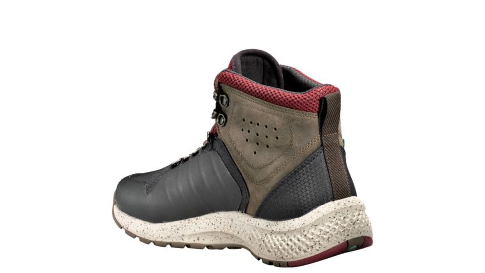 Timberland FlyRoam Trail Fabric Waterproof Hiking Boots - Mens, Black/Burgundy, Medium, 13, TB0A1QJY015-130-Medium