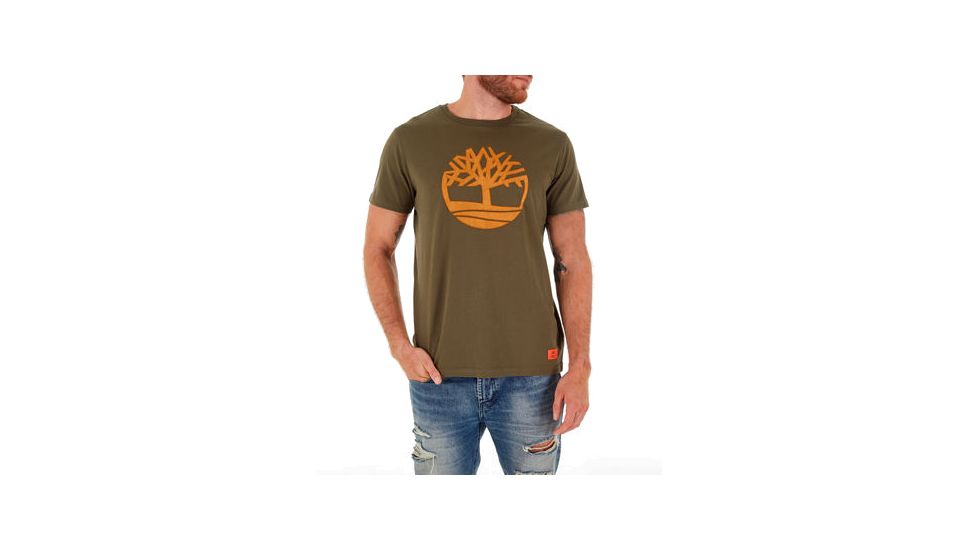 Timberland Gaiter Tee - Mens, Grape Leaf/Wheat/Flame Orange, 3XL, TB0A1OHLA58-GRP L-3XL