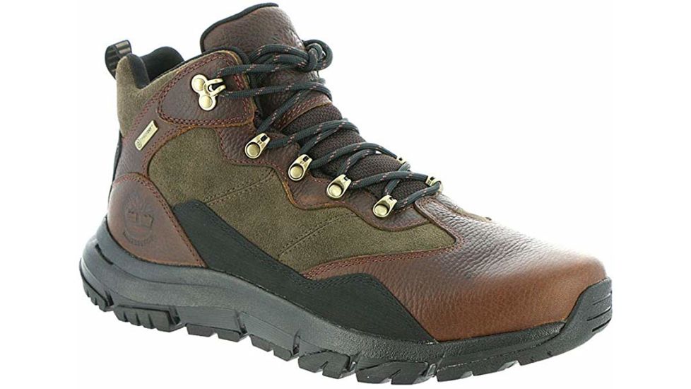Timberland Garrison Field Waterproof Mid Hiker Boot - Men's, Dark Brown Full-Grain, 10.5, TB0A2468V12-10.5-MED
