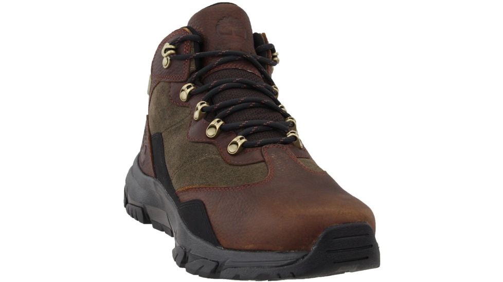 Timberland Garrison Field Waterproof Mid Hiker - Mens, Dark Brown Full-Grain, 10.5, TB0A2468V12-10.5-MED
