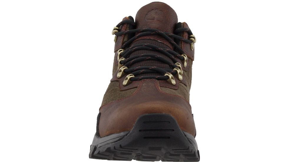 Timberland Garrison Field Waterproof Mid Hiker - Mens, Dark Brown Full-Grain, 10.5, TB0A2468V12-10.5-MED