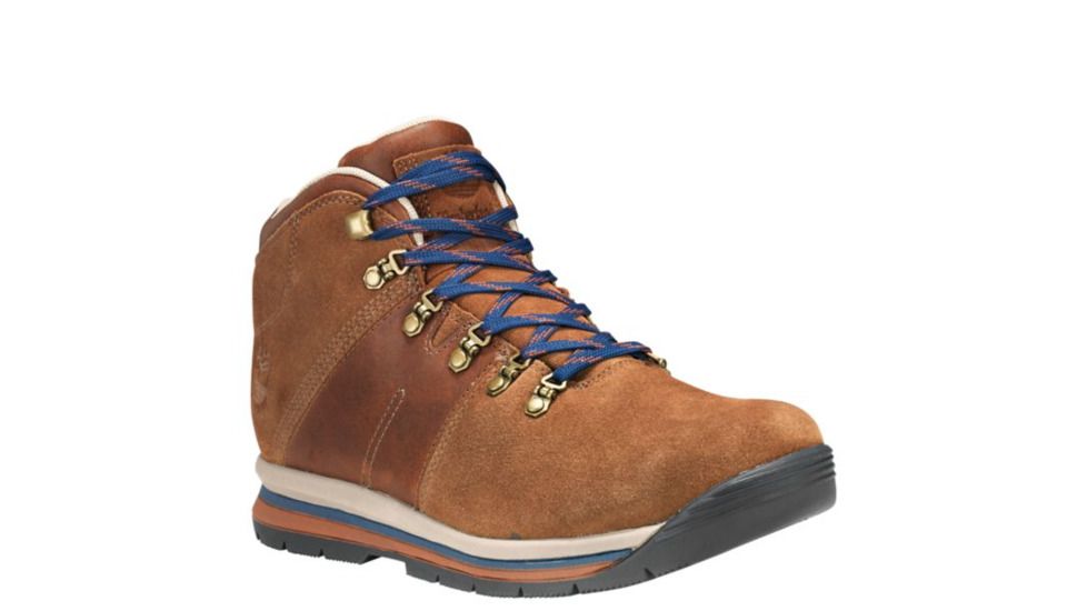 Timberland GT Rally Mid Leather Waterproof Casual Boots - Mens, Brown, Medium, 9, TB0A1QH9245-90-Medium