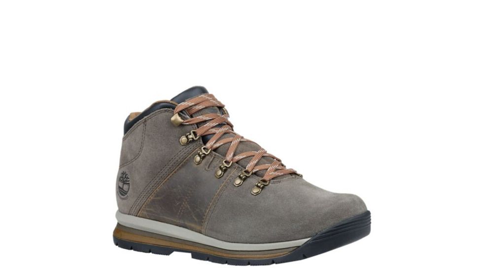 Timberland GT Rally Mid Leather Waterproof Casual Boots - Mens, Greige, Medium, 9.5, TB0A1QG6901-95-Medium