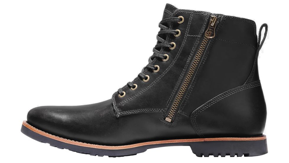 Timberland Kendrick Side Zip Waterproof Boot - Mens, Black Full-Grain, 10.5, TB0A293T001-10.5-MED