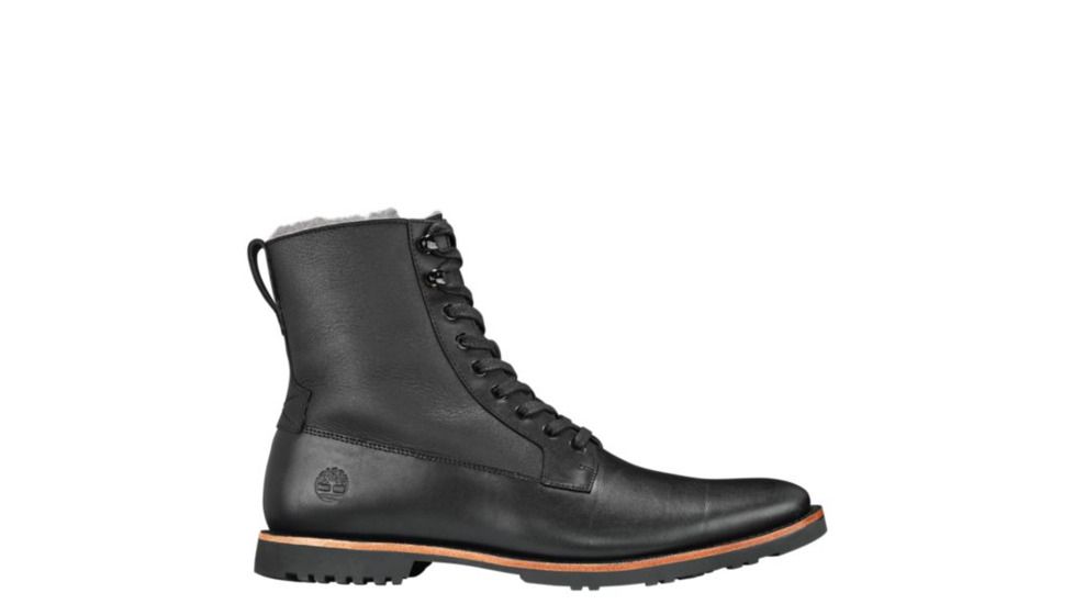 Timberland Kendrick Warm Lined Lace Up Boots - Mens, Jet Black Polaris w/Crackle Shearling, Medium, 12, TB0A1SU6015-120-Medium