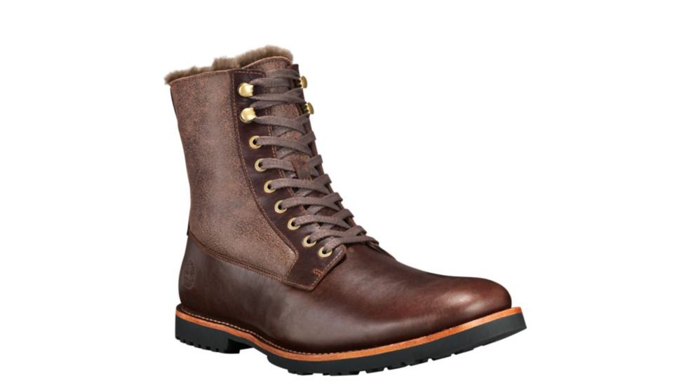 Timberland Kendrick Warm Lined Lace Up Boots - Mens, Potting Soil Polaris w/Crackle Shearling, Medium, 10.5, TB0A1R2Z931-105-Medium