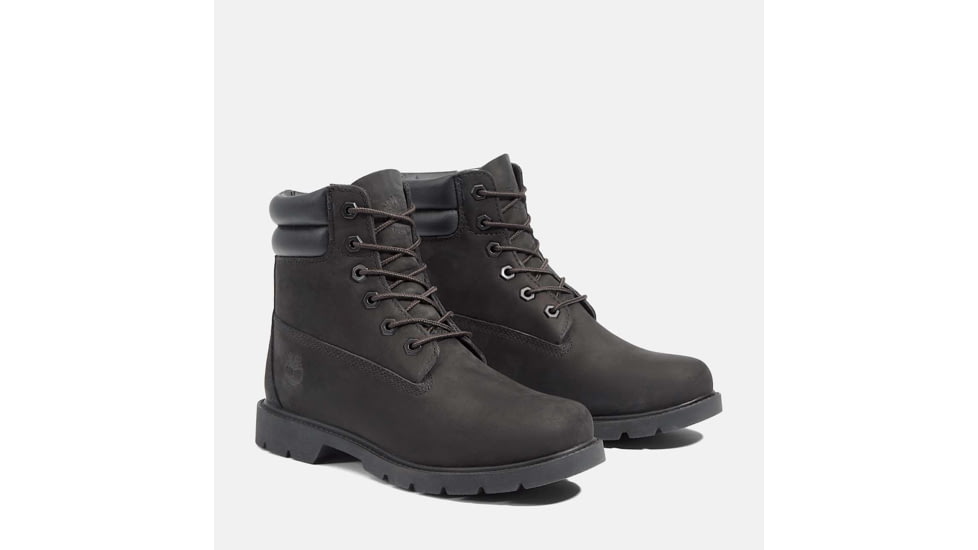 Timberland Linden Woods 6-Inch Waterproof Boot - Womens, Black, 10, Medium, TB1A156S00110000M