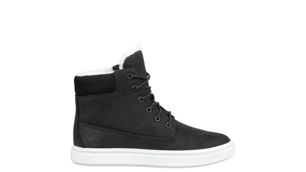 Timberland Londyn Warm Lined 6 Inch Sneaker Boots - Womens, Black Nubuck, Medium, 9, TB0A1QWD001-90-Medium