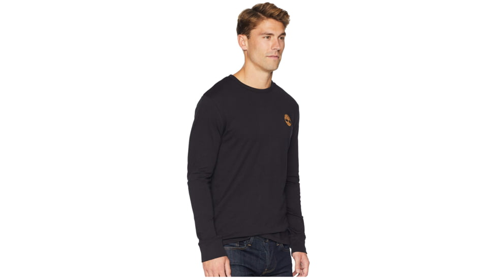 Timberland Long Sleeve Tee - Mens, Black, Large, TB0A1OHM001-BLK-L