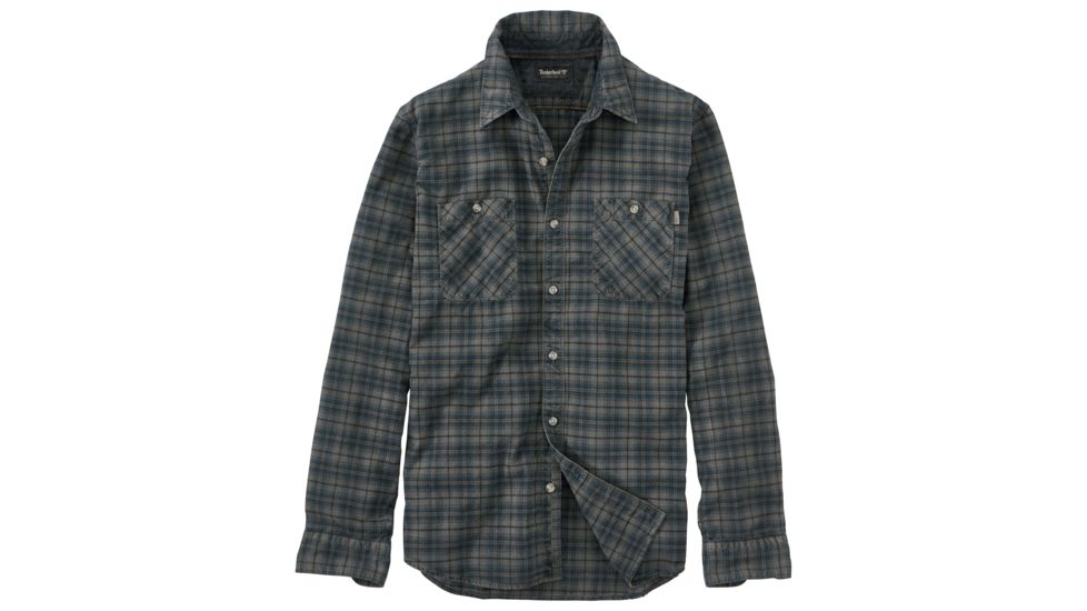 Timberland LS Back River Flannel Small Plaid, Black TB0A1OANB23-S