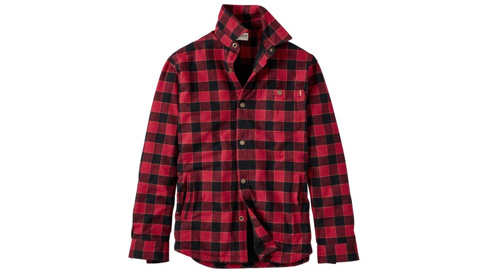 Timberland LS Sherpa Lined Overshirt, Tibetan Red TB0A1OQDH23-S