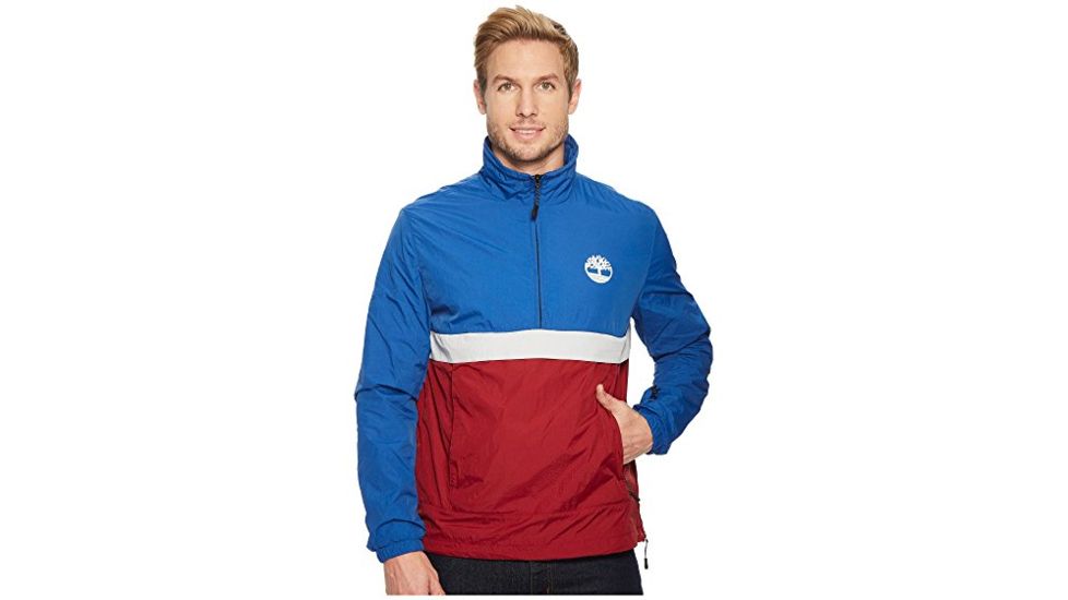 Timberland Men's Mt Liberty Funnel Neck Lightweight Packable Jacket, Yale Blue, XL, TB0A1N81M68-XL