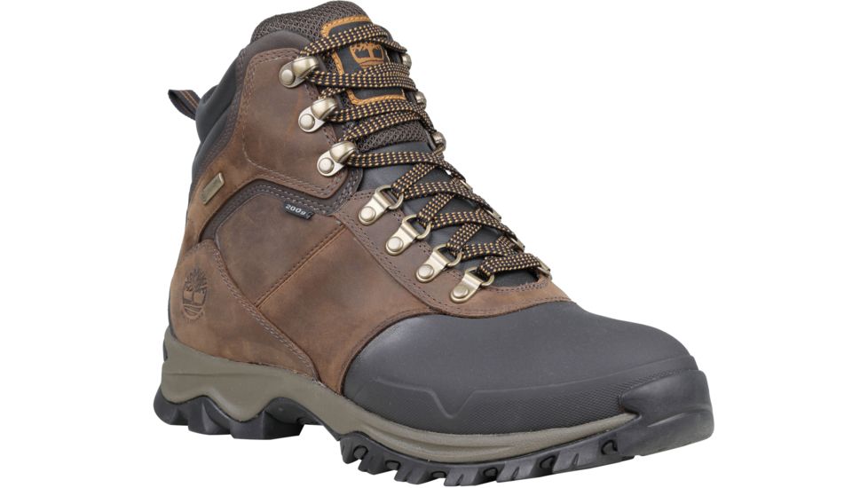 Timberland Mt. Maddsen 6 Waterproof Insulated Hiking Boot - Men's-Dark Brown-Medium-10