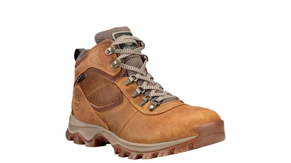 Timberland Mt. Maddsen Mid Leather Waterproof Hiking Boots - Mens, Dachund Mt. Hood FG, Wide, 9.5, TB0A1J1N230-95-Wide