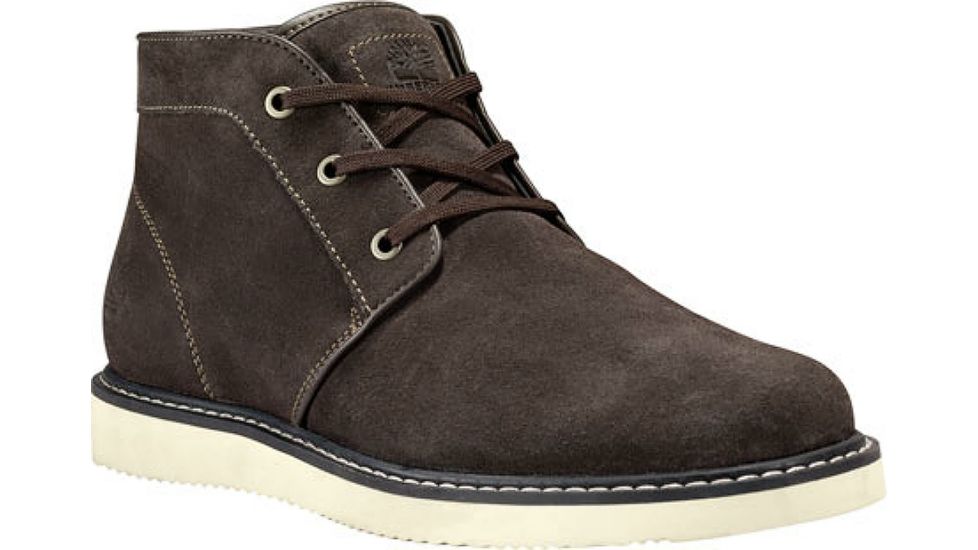 Newmarket Plain Toe Chukka Casual Boot - Mens-Dark Brown-Medium-10.5