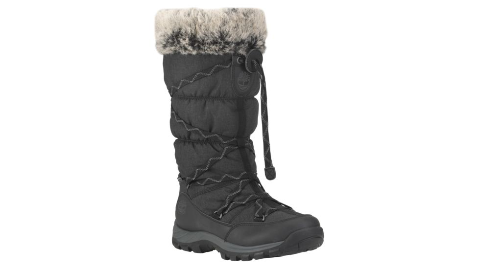 Timberland Over The Chill Waterproof Winter Boot - Womens-Black-Medium-6.5 US