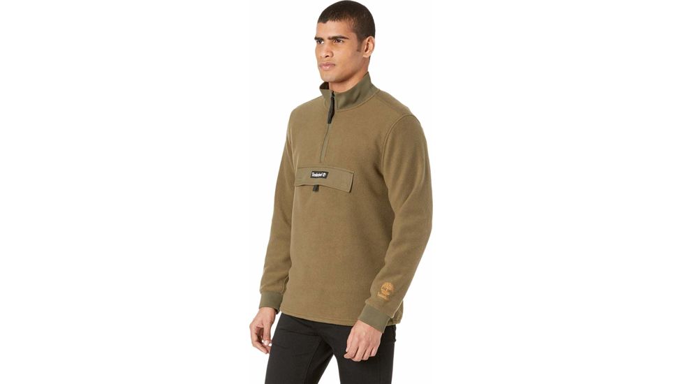 Timberland Polar Fleece 1/4 zip - Mens, Grape Leaf, Small, TB0A1N8PA58-GRP LF-S