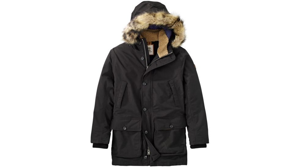 Timberland Scar Ridge Parka - Men's-Black-Large