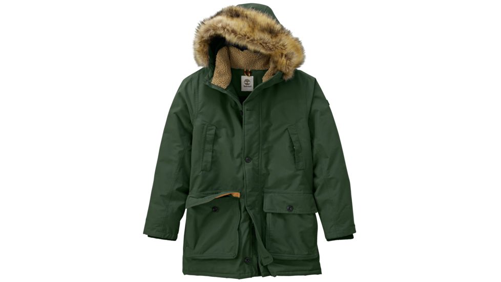 Timberland Scar Ridge Parka - Men's-Dark Cilantro-Medium