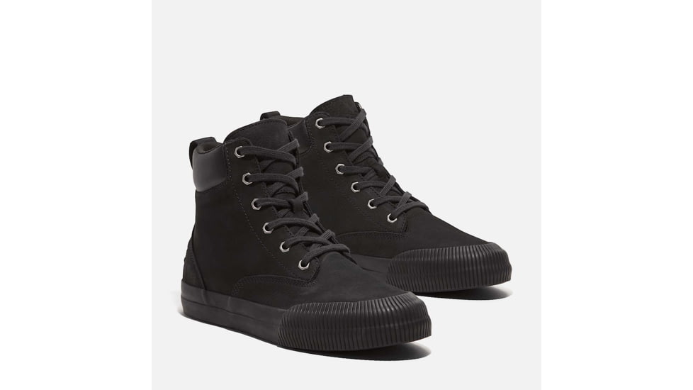 Timberland Skyla Bay 2.0 High Top Lace-Up Sneaker - Womens, Black Nubuck, 8.5, Medium, TB0A2A7ZW0508500M