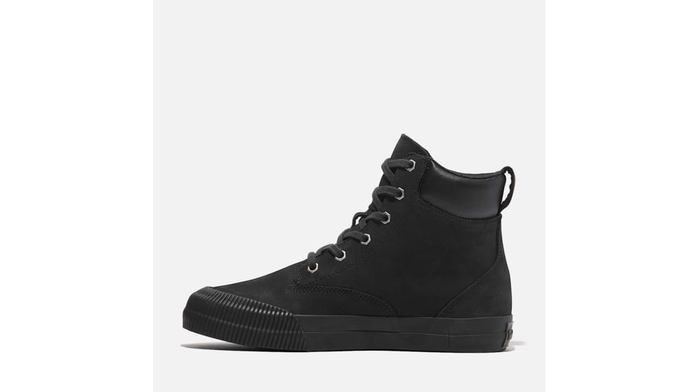 Timberland Skyla Bay 2.0 High Top Lace-Up Sneaker - Womens, Black Nubuck, 8.5, Medium, TB0A2A7ZW0508500M