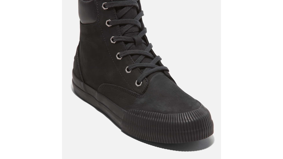 Timberland Skyla Bay 2.0 High Top Lace-Up Sneaker - Womens, Black Nubuck, 8.5, Medium, TB0A2A7ZW0508500M