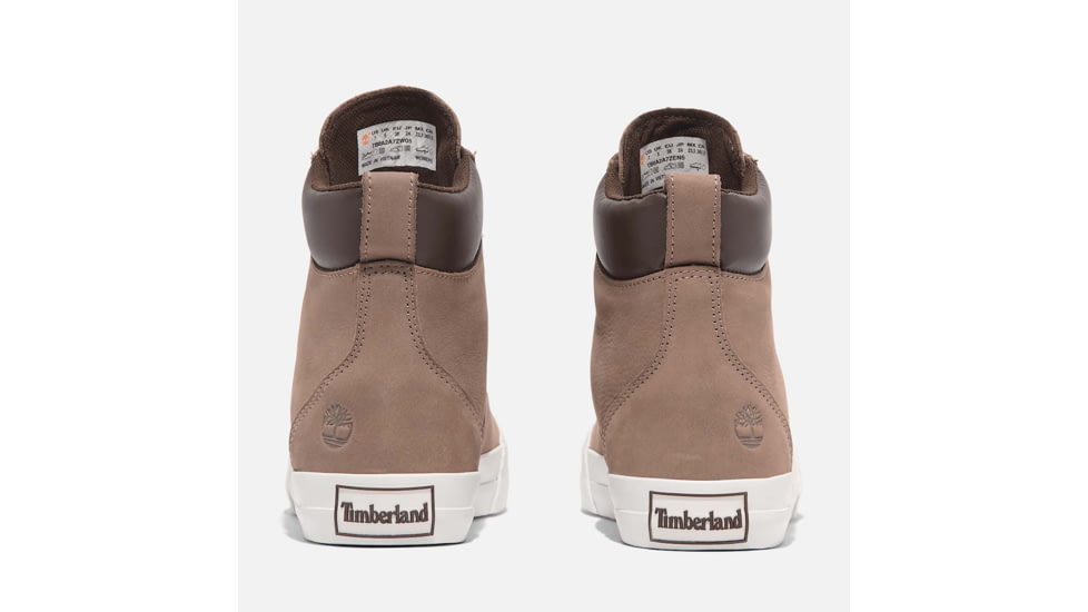 Timberland Skyla Bay 2.0 High Top Lace-Up Sneaker - Womens, Taupe Nubuck, 5.5, Medium, TB0A2A7ZEN505500M