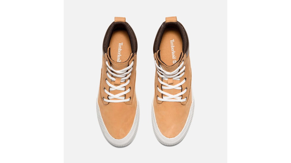 Timberland Skyla Bay 2.0 High Top Lace-Up Sneaker - Womens, Wheat Nubuck, 10, Medium, TB0A2A7Z75410000M