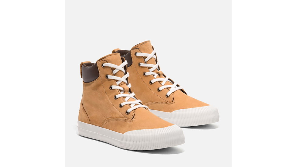 Timberland Skyla Bay 2.0 High Top Lace-Up Sneaker - Womens, Wheat Nubuck, 10, Medium, TB0A2A7Z75410000M