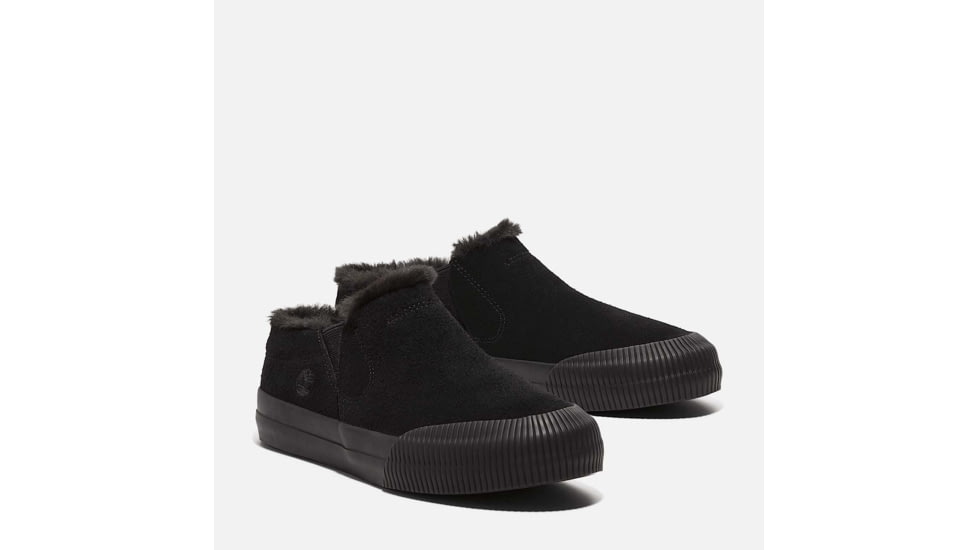 Timberland Skyla Bay 2.0 Warm Lined Low Slip On Sneaker - Womens, Black Suede, 10, Medium, TB0A2ABGEK410000M