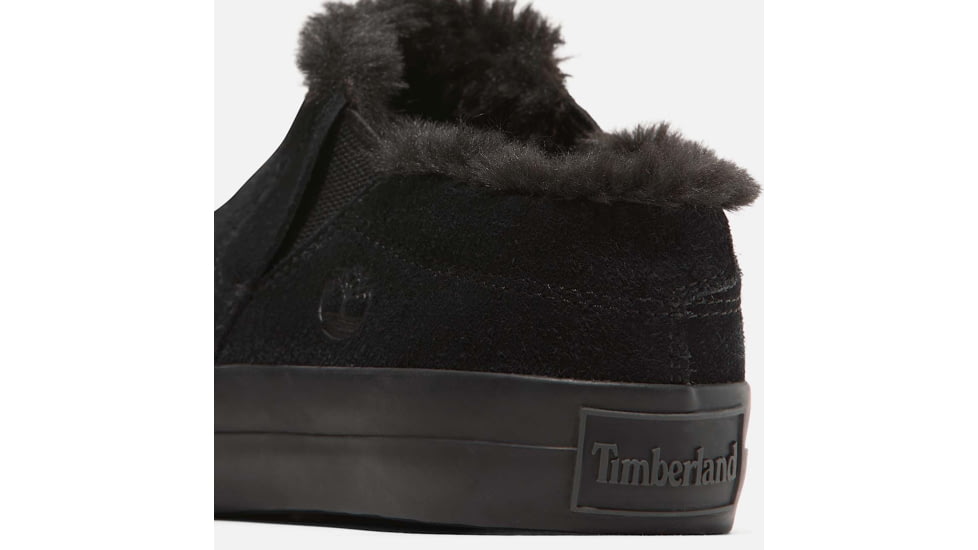 Timberland Skyla Bay 2.0 Warm Lined Low Slip On Sneaker - Womens, Black Suede, 10, Medium, TB0A2ABGEK410000M