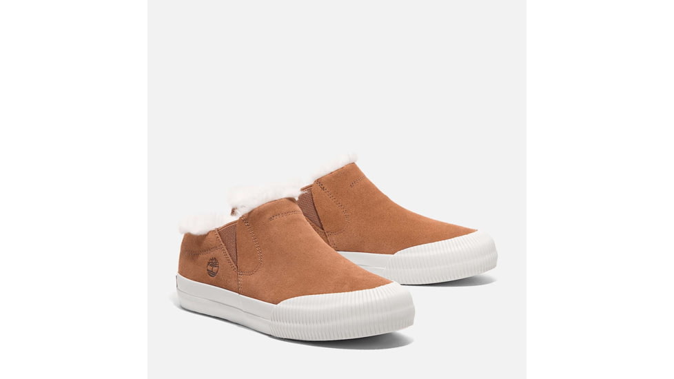 Timberland Skyla Bay 2.0 Warm Lined Low Slip On Sneaker - Womens, Rust Suede, 11, Medium, TB0A2ABGEIZ11000M