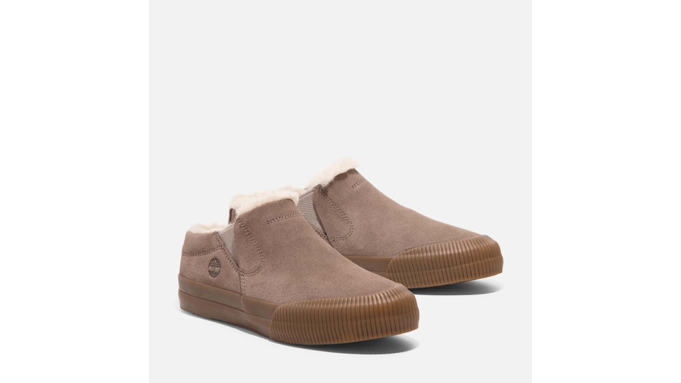 Timberland Skyla Bay 2.0 Warm Lined Low Slip On Sneaker - Womens, Taupe Suede, 11, Medium, TB0A2ABGET511000M