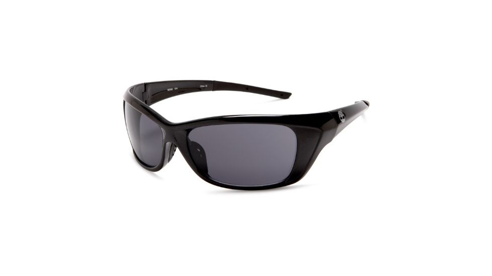 Timberland TB7054 Sport Sunglasses, Pearl Black Frame &amp; Solid Smoke Lens TB70540001A 