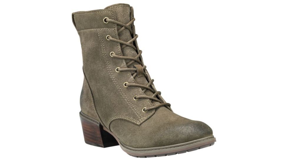 Timberland Sutherlin Bay Slouch Mid Lace-Up Boots - Womens, Canteen Suede, Medium, 7, TB0A1SD6901-70-Medium
